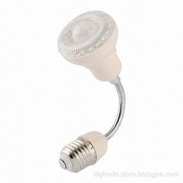 Hot 1.8W E27 Spiral Human Sensor Light Control Energy-saving Night Light, Sensitive Distance: 5 - 7m